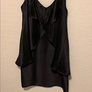 Cynthia Rowley black silk slip dress, size 6